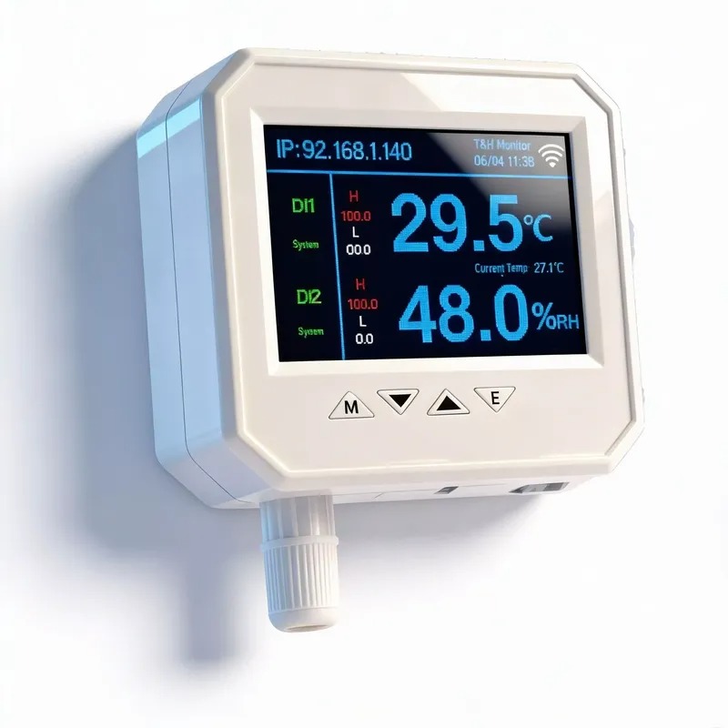 Temperature Humidity Sensor - 2026年発売の温度・湿度センサーはWiFi接続可能、PoE給電、工場やデータセンターに最適です。