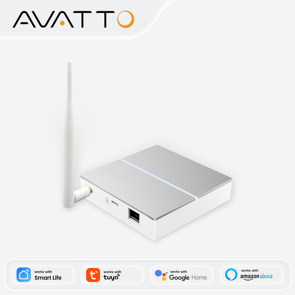 Home Automation Technology - AVATTO Tuya ZigBee ゲートウェイ アンテナ付き スマート