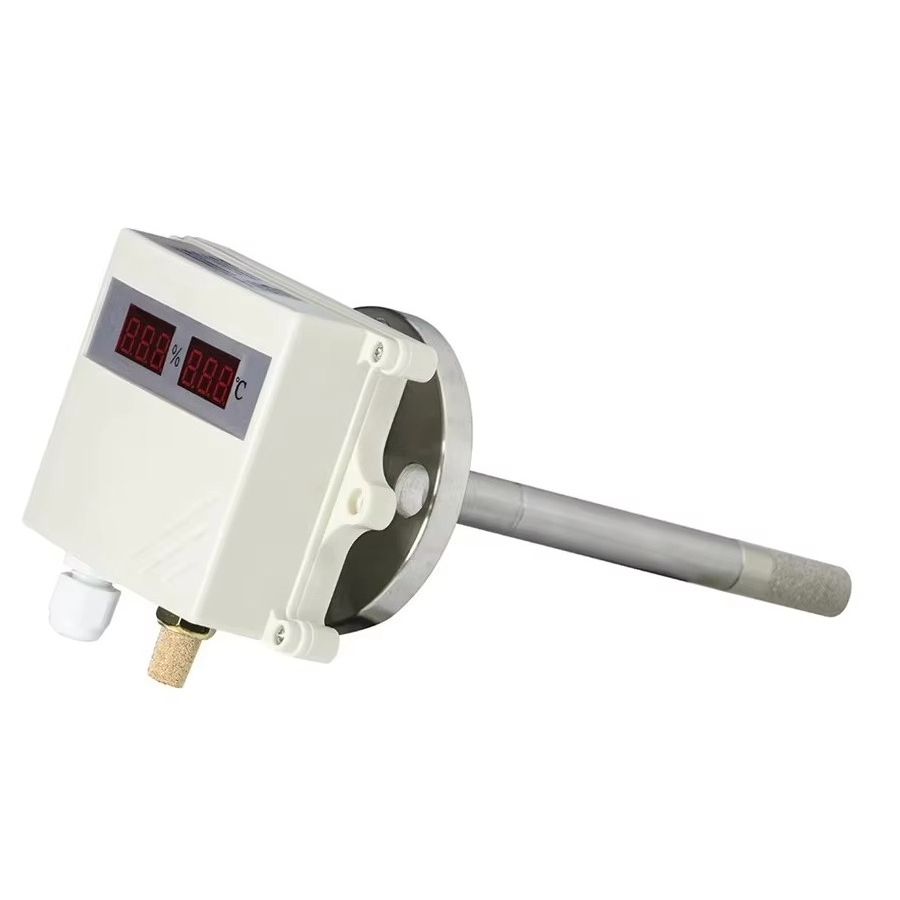 Temperature Humidity Sensor - 高温・高湿度センサー 防水パイプ型ダクト測定用計器 温度プローブ付属
