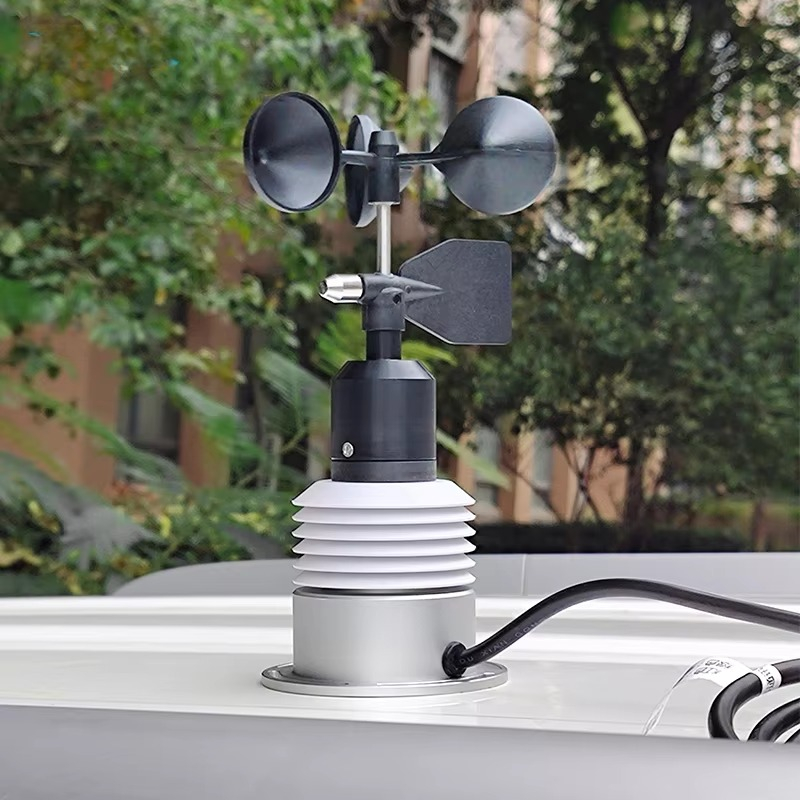 Temperature Humidity Sensor - THPW-NJ 5-in-1気象観測ステーション 風速センサー 気温 湿度 気圧センサー