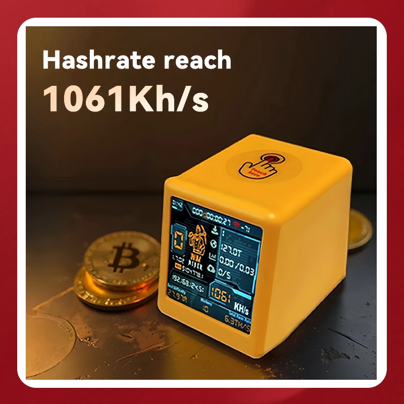 Home Automation Technology - 低消費電力 BTC ソロ宝くじマイナーコンピュータオタクスマートテレビハッシュレート 1060KH/s ESP32 ギフトホームサイレントデスクトップ時計