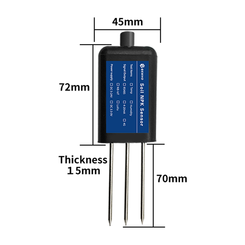 Temperature Humidity Sensor - RS485 4-20mA 土壌温度湿度水分導電率トランスミッター土壌センサーキット 3ピン土壌pHセンサー