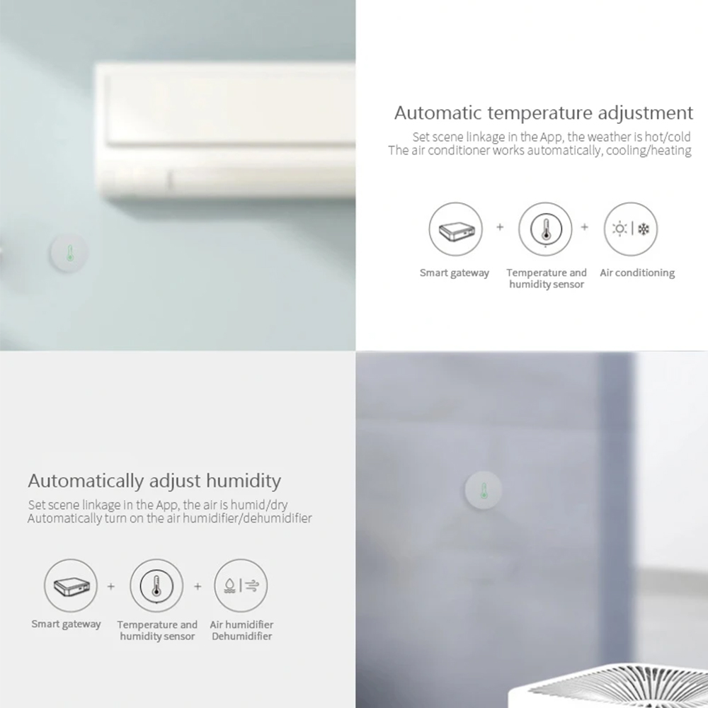 Tuya スマート Zigbee 温度と湿度センサーアプリ制 - Home Automation Technology のレビューと価格