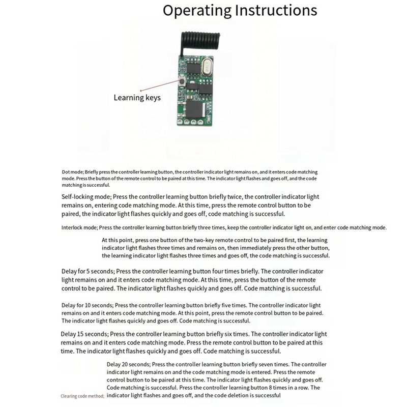Hot-For RFスイッチコントローラー+ワイヤレス受信モ - 433Mhz Receiver Module のレビューと価格