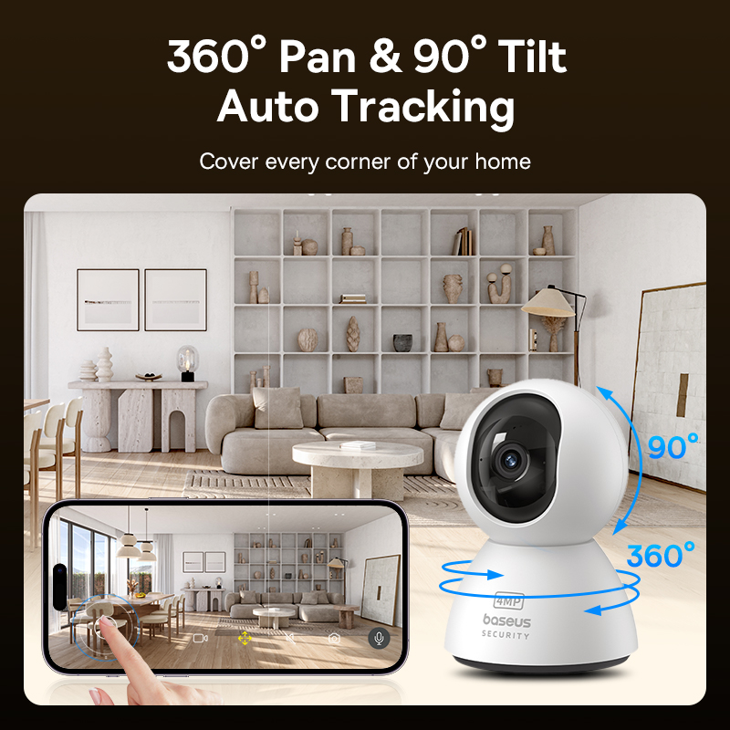Baseus-インテリジェントセキュリティカメラWiFi5G - Eufy Camera E220 のレビューと価格