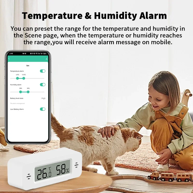Tuya WiFi Zigbee ミニ温度湿度センサースマー - Home Automation Technology のレビューと価格