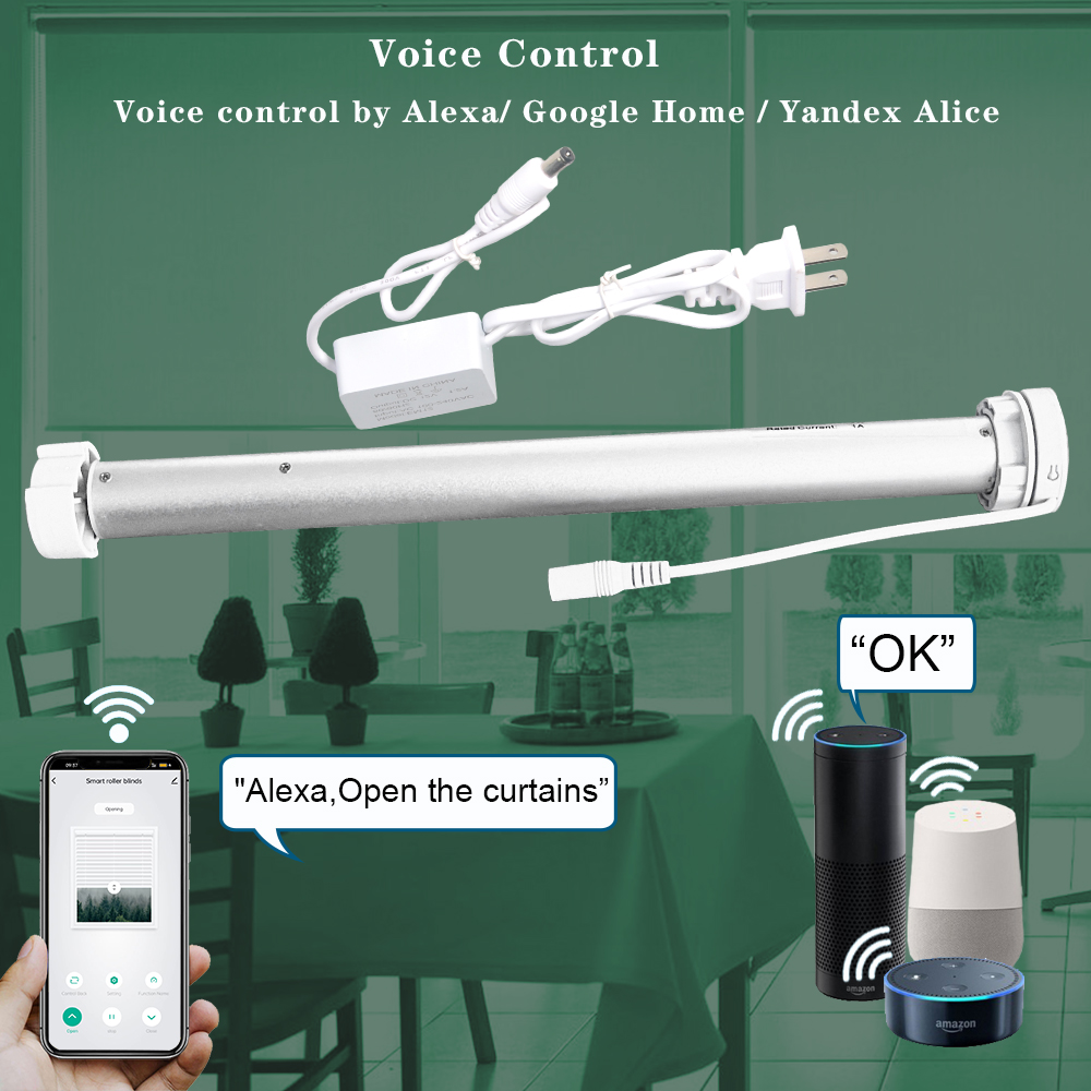 Tuya WiFiミニ電動ローラーブラインドモーター、スマー - Home Automation Technology のレビューと価格