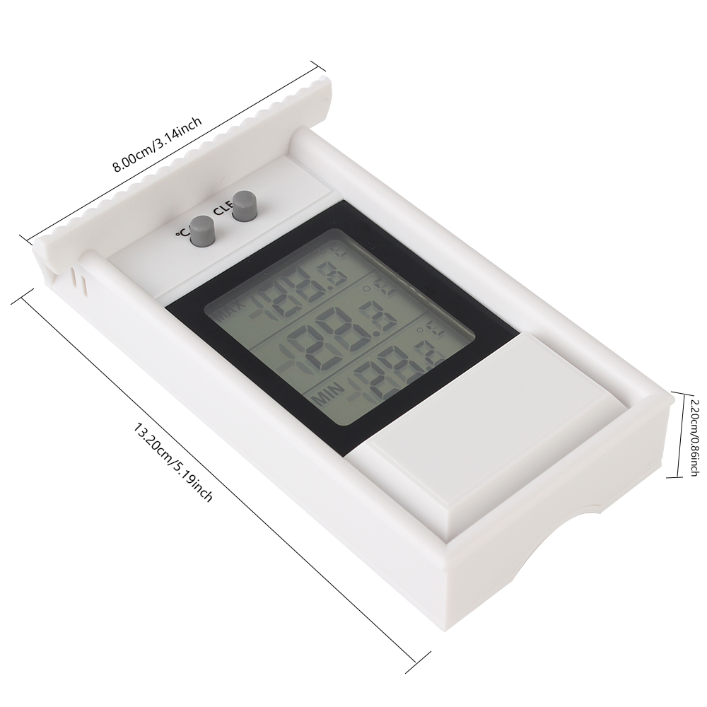 ゲージ気象センサー LCD 電子温度計家庭菜園温室屋内屋外デ - Home Automation Industry のレビューと価格