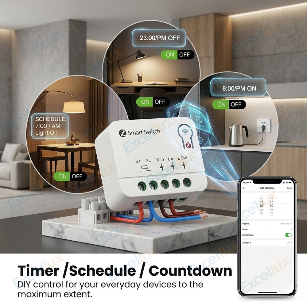 Zigbee 3.0ミニスマートスイッチDIYモジュール 1 - Smart Home Automation Diy のレビューと価格