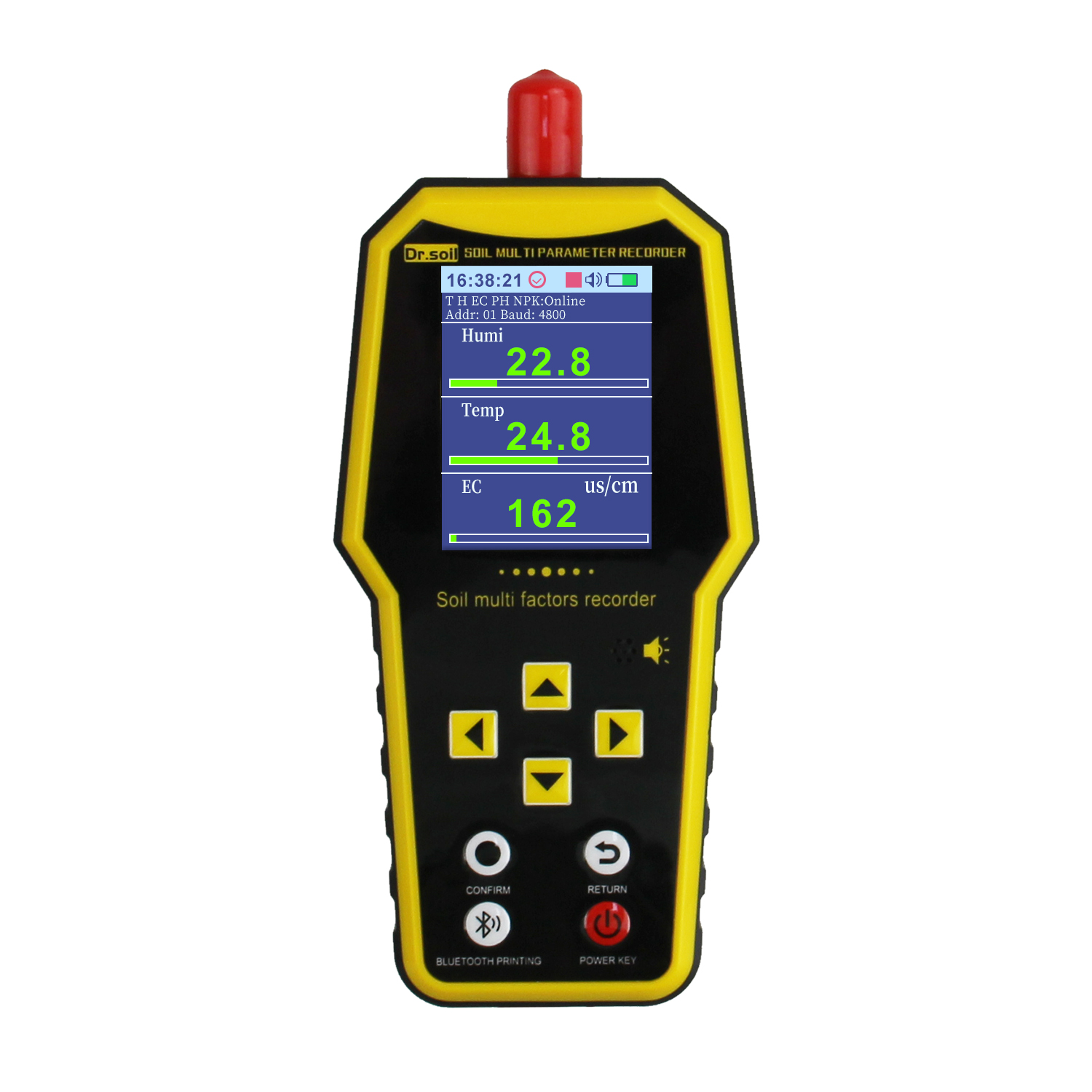 7 in 1 ポータブル土壌水分センサー検出器 pH値テスタ - Temperature Humidity Sensor のレビューと価格