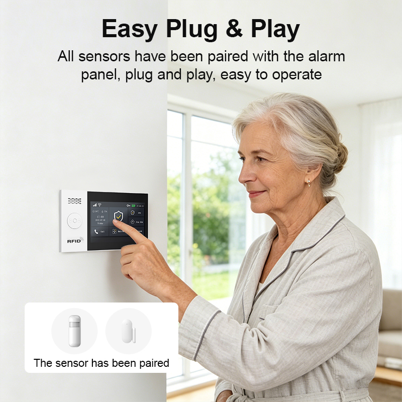 PGST 2G GSM WiFi 警報システムキット ワイヤ - Smart Home Automation Diy のレビューと価格