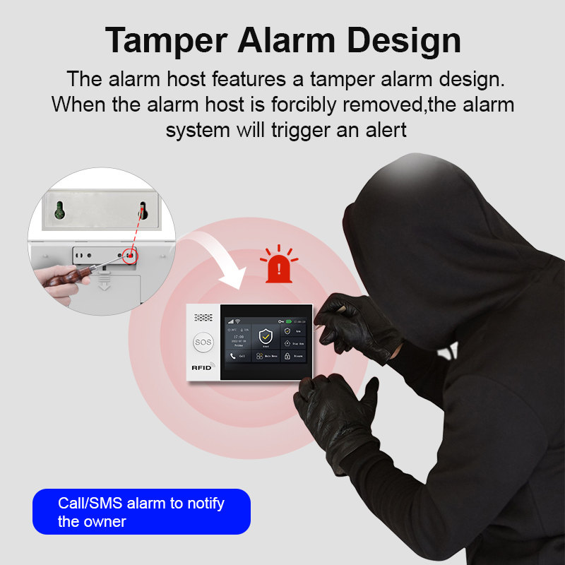 PGST 2G GSM WiFi 警報システムキット ワイヤ - Smart Home Automation Diy のレビューと価格