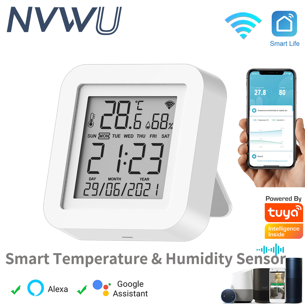 Tuya-温度および湿度センサー,スマートホームオートメーシ - Home Automation Technology のレビューと価格