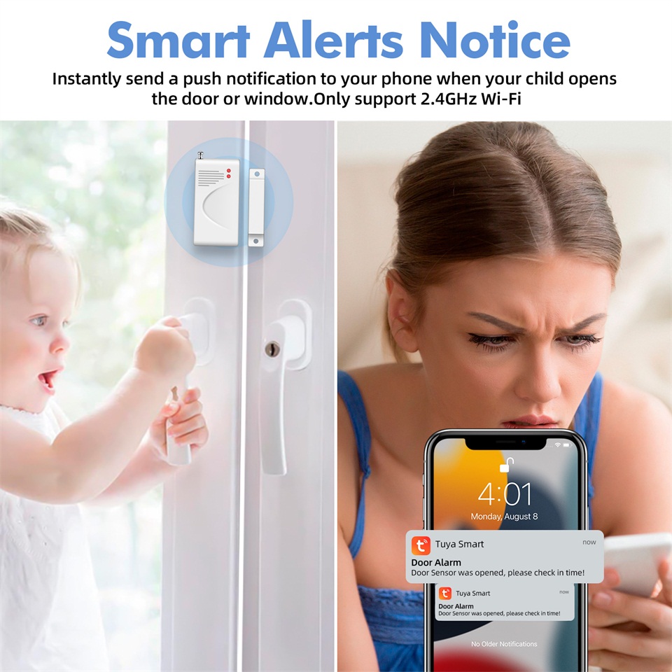 KERUI 120db サイレン警報システム WiFi Tu - Smart Home Automation Diy のレビューと価格