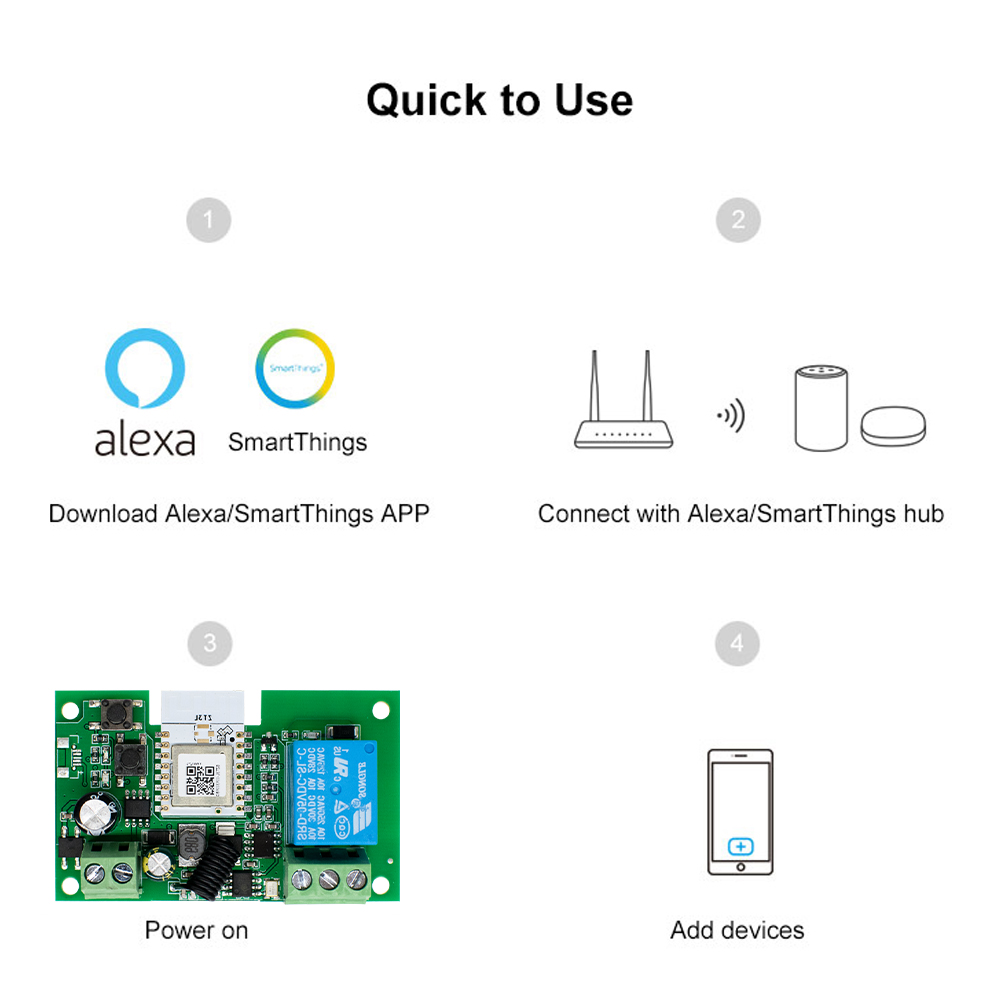 Zigbee オートメーションモジュール 1CH スマートホ - Home Automation Technology のレビューと価格